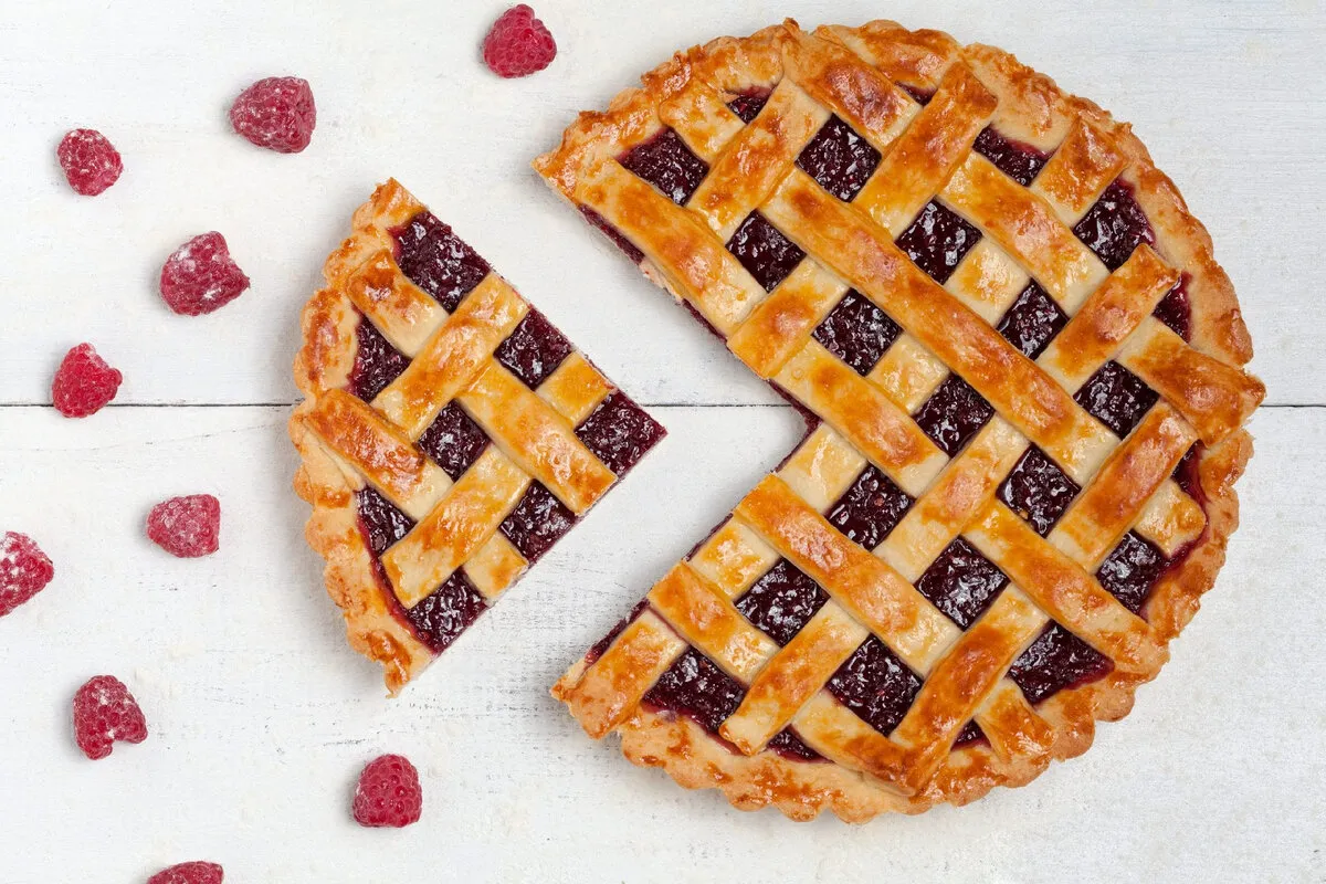 Crostata di lamponi