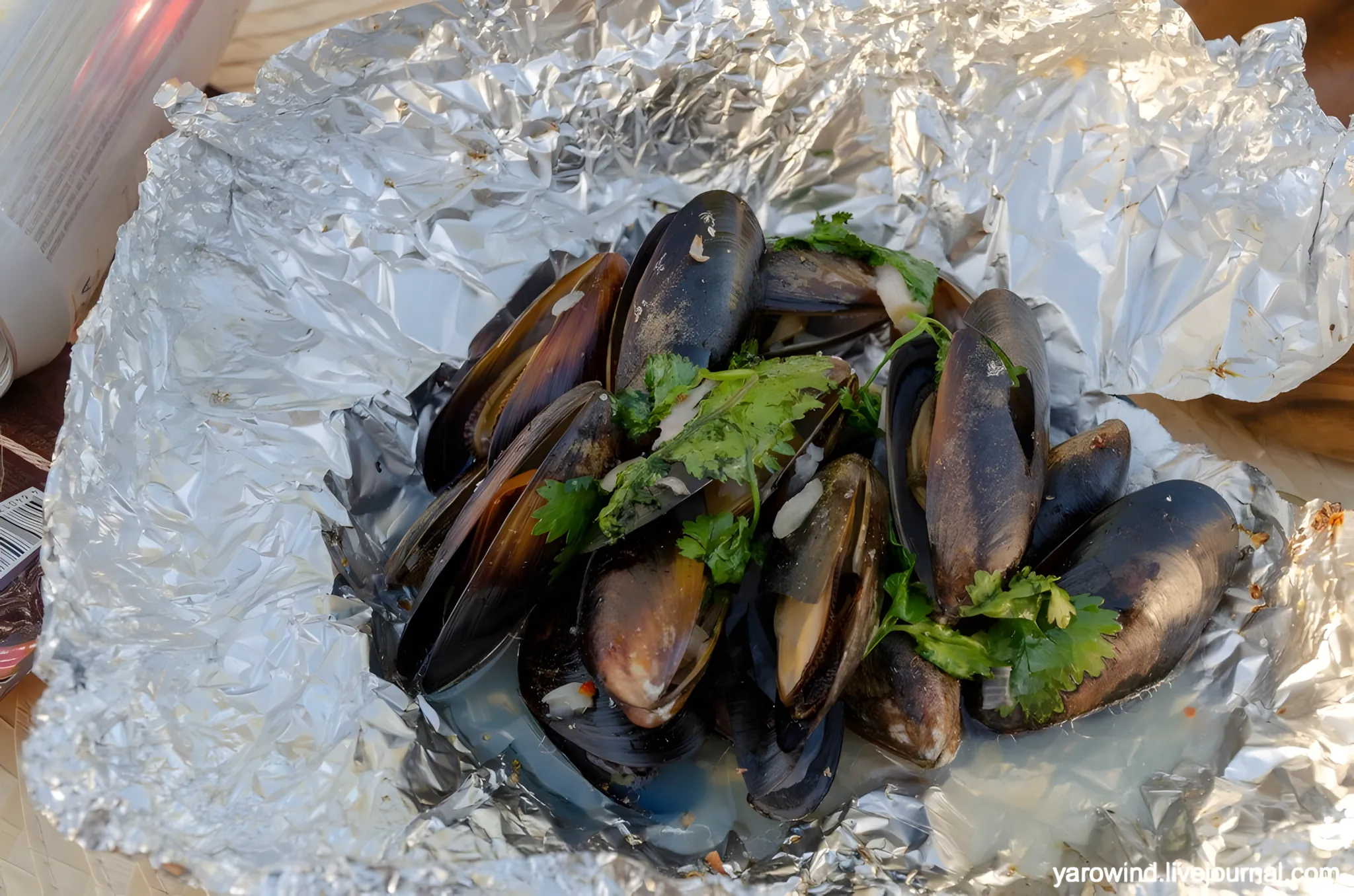 Deliziose cozze al vino bianco alla griglia