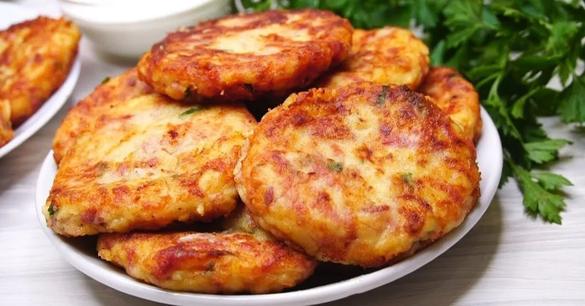 Frittelle di patate con formaggio