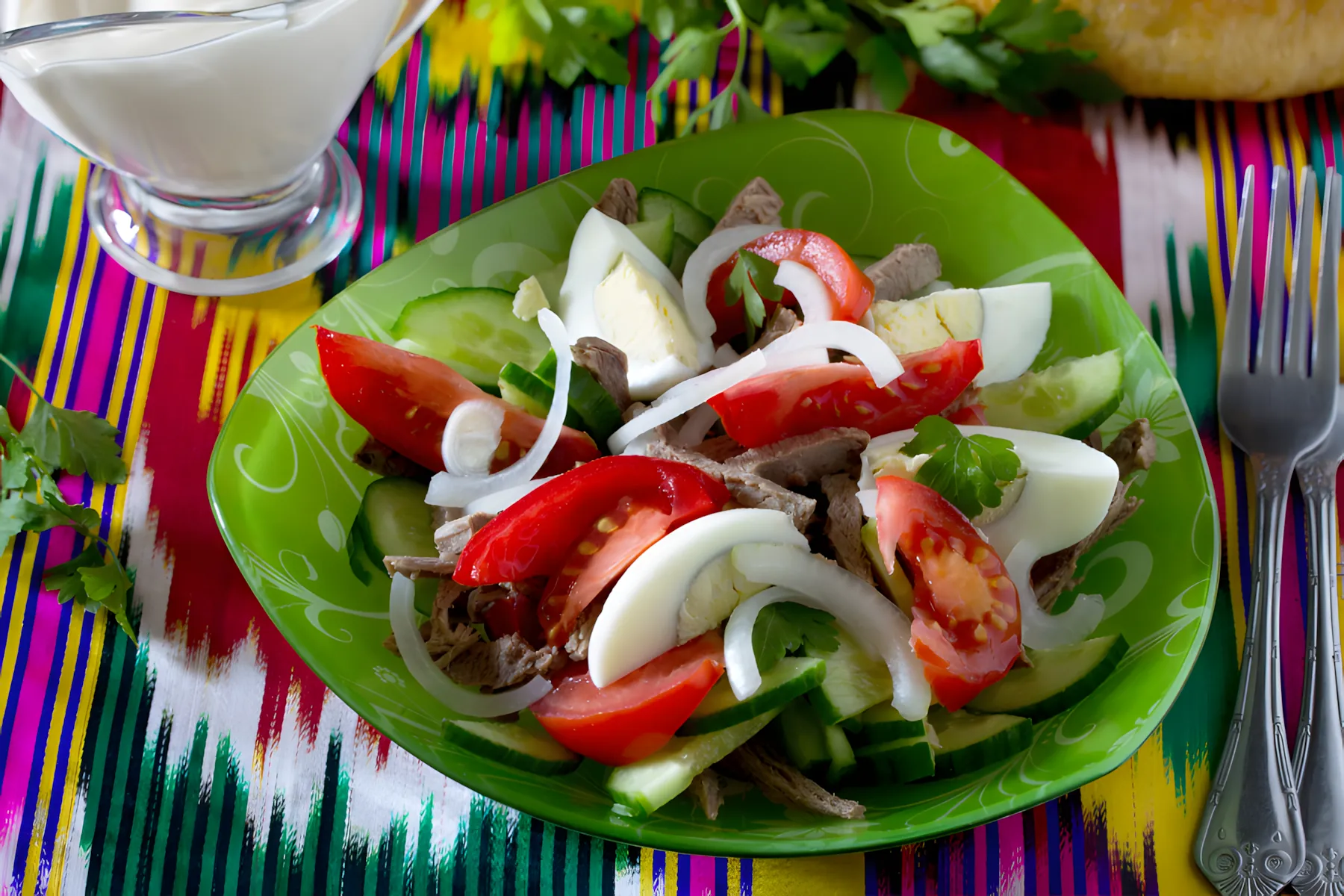 Segreti della cucina uzbeka: come preparare una vera insalata Bakhor